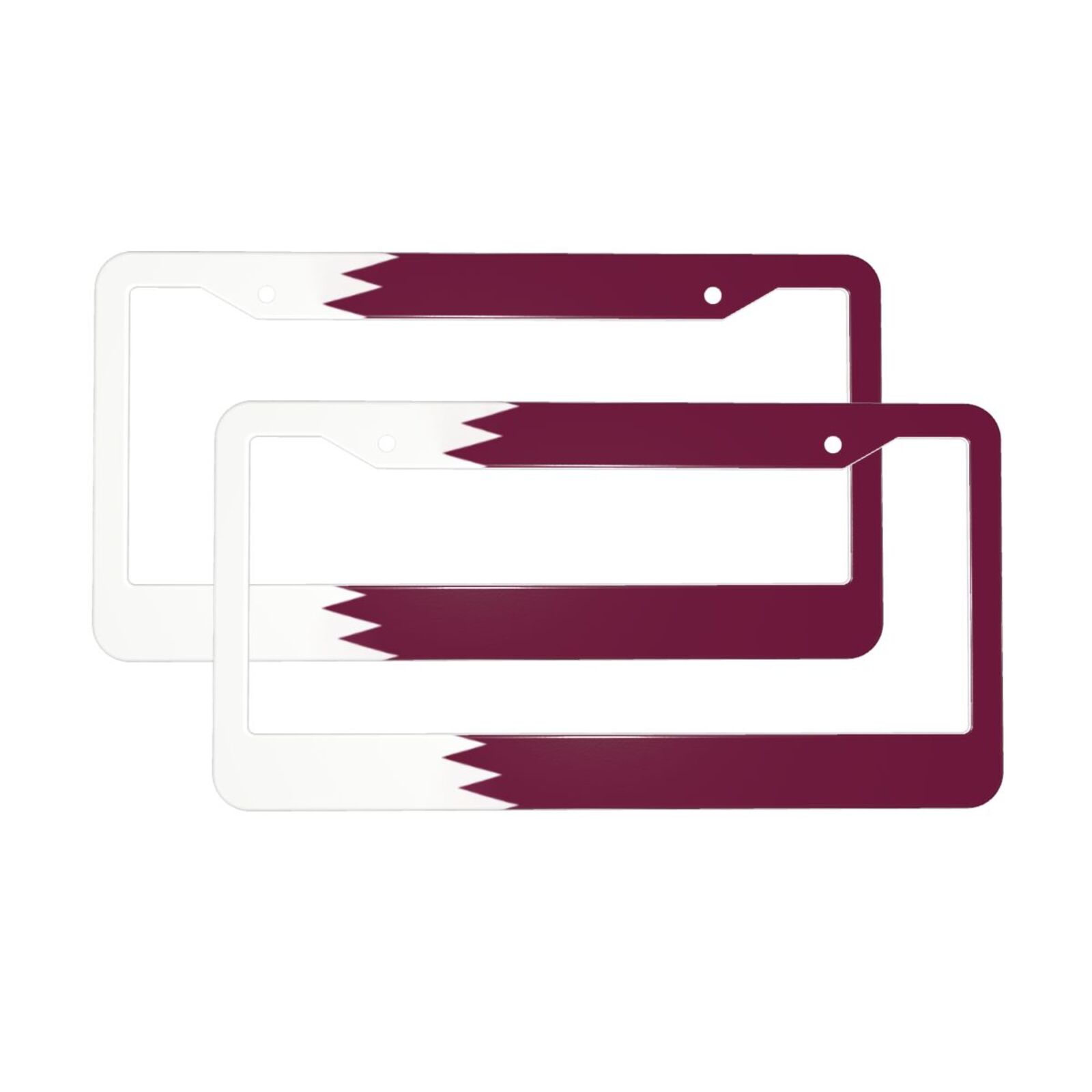 Flag of Qatar Pattern License  - огляд і ціна Car Accessories Qatar