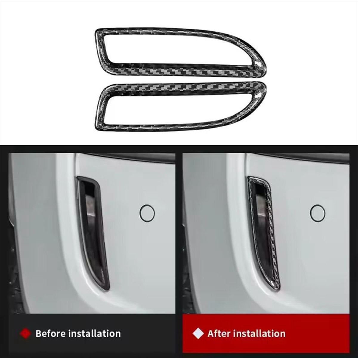 Super Sale Real Carbon Fiber C - огляд і ціна Car Accessories Rear