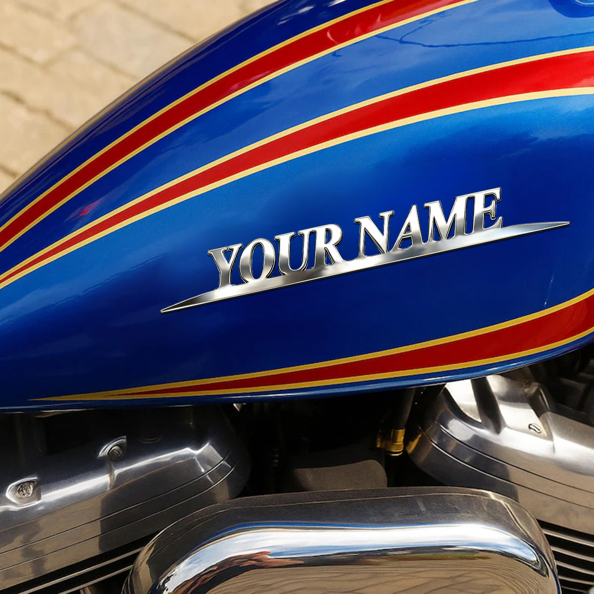 Metal Trendy YOUR NAME Sticker - огляд і ціна Car Accessories Rear
