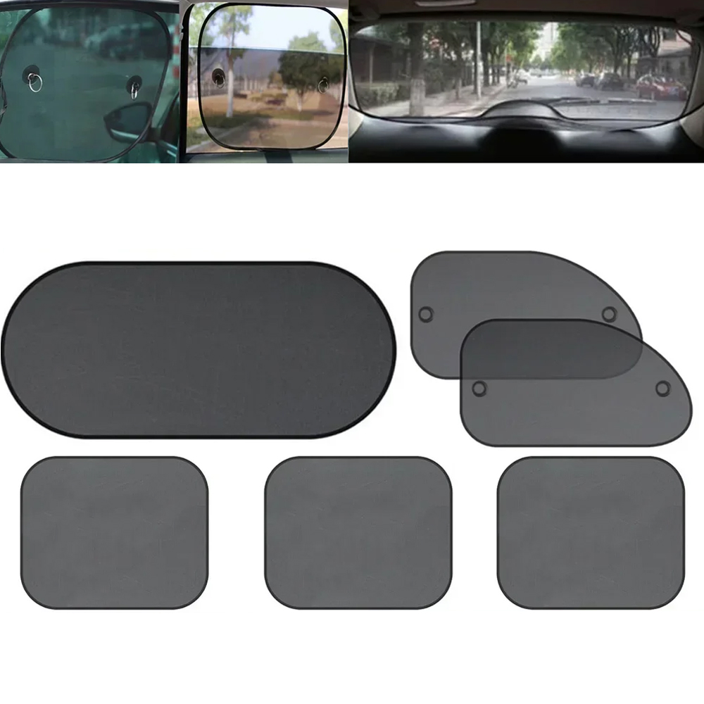 1Set Black Window Curtain Side - огляд і ціна Car Accessories Rear