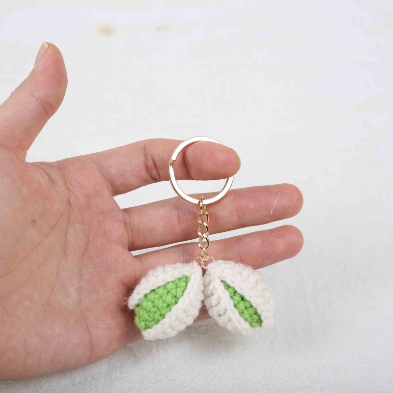 Cute Nuts Crochet Keyrings Kni - огляд і ціна Car Accessories Wholesale