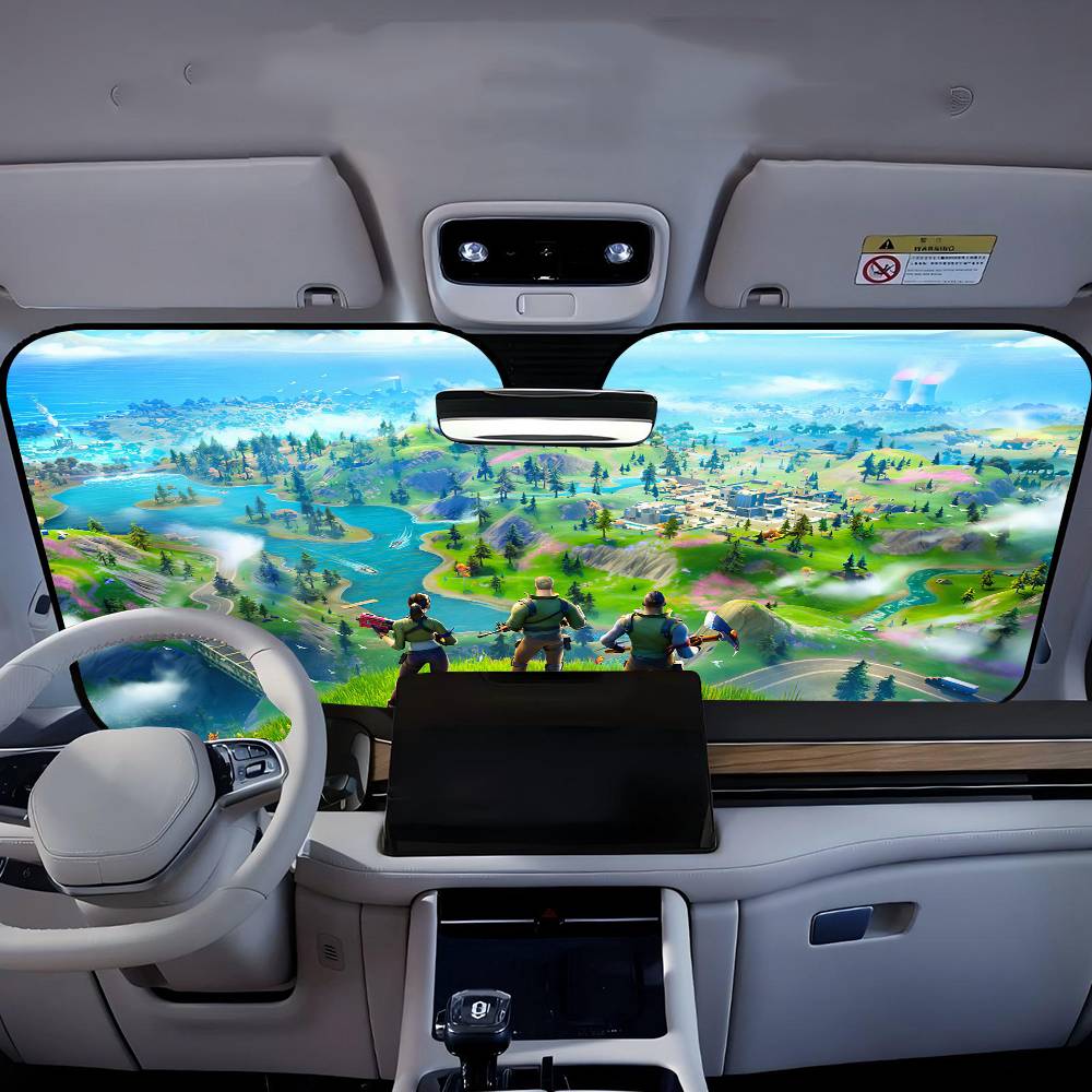 Cartoon Game F-FortniteS Car W - огляд і ціна Car Accessories Rear