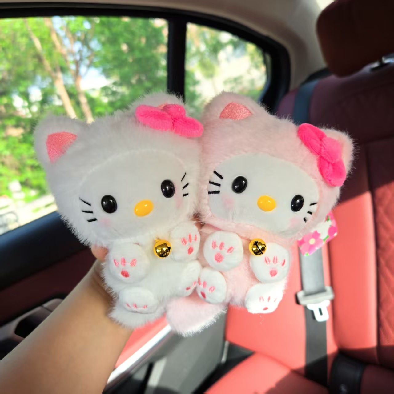 Kawaii HelloKitty Bell Cat Pen - огляд і ціна Car Accessories Cute