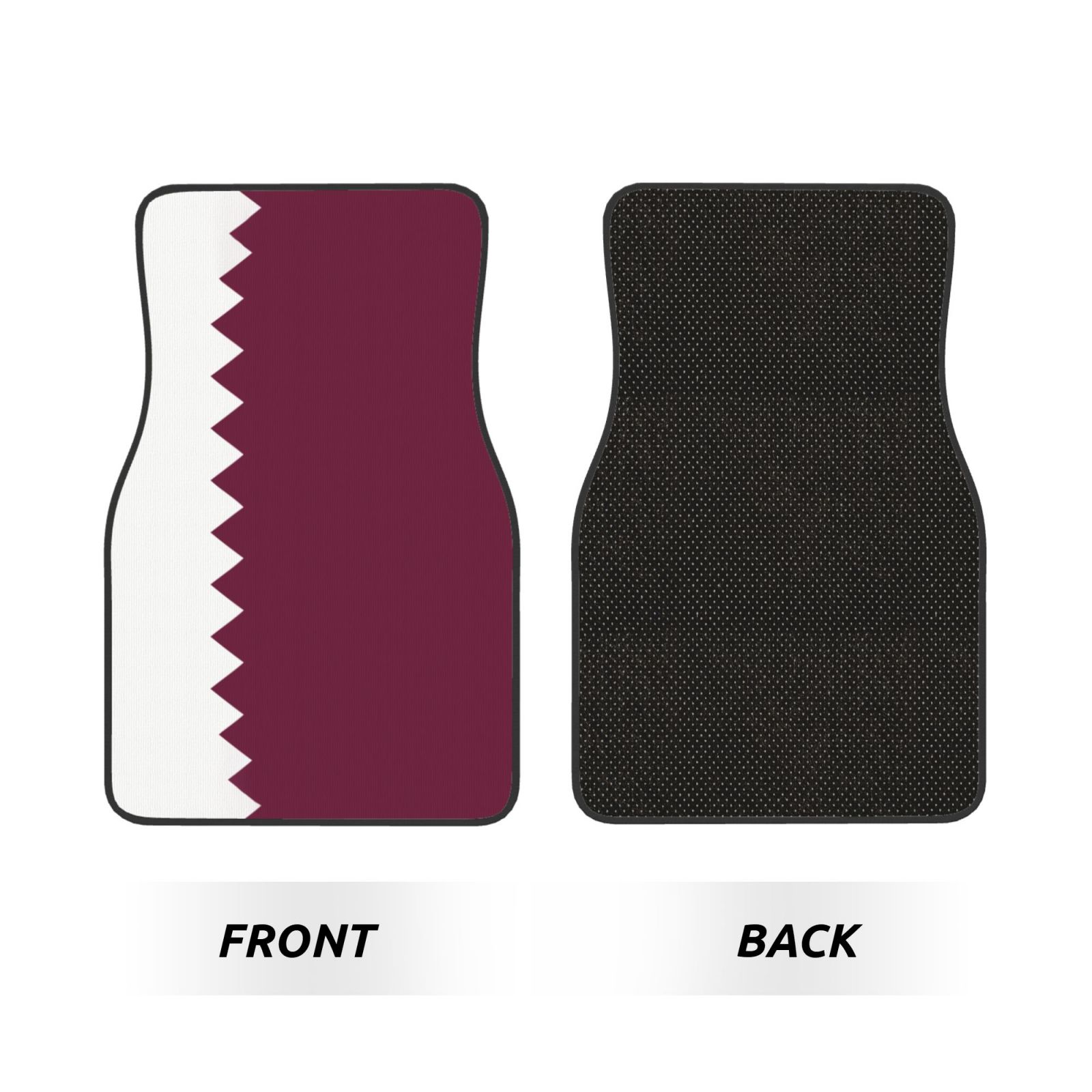 Flag of Qatar Pattern Car Floo - огляд і ціна Car Accessories Qatar
